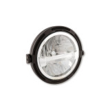 Feu avant LED Highsider pro Frame-R1 Type 4 - 7 pouces - fixation latérale - noir