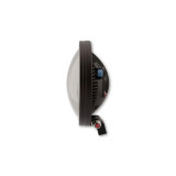 Feu avant LED Highsider pro Frame-R1 Type 8 - 7 pouces - fixation inférieure - noir