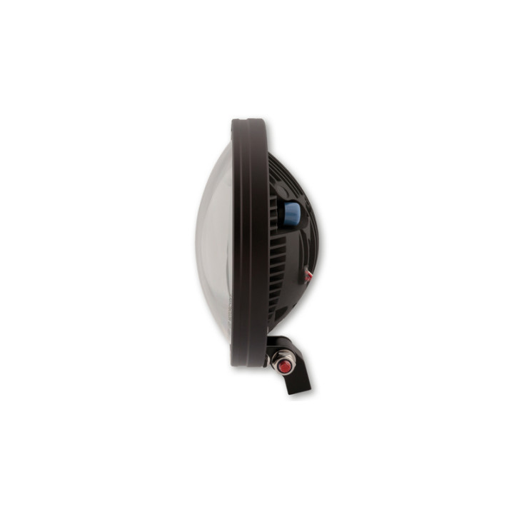 Feu avant LED Highsider pro Frame-R1 Type 8 - 7 pouces - fixation inférieure - noir