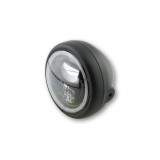 Feu avant LED Highsider pro Pecos Type 7 - 5 3/4 pouces - fixation latérale - avec feu de stationnement Ring - noir