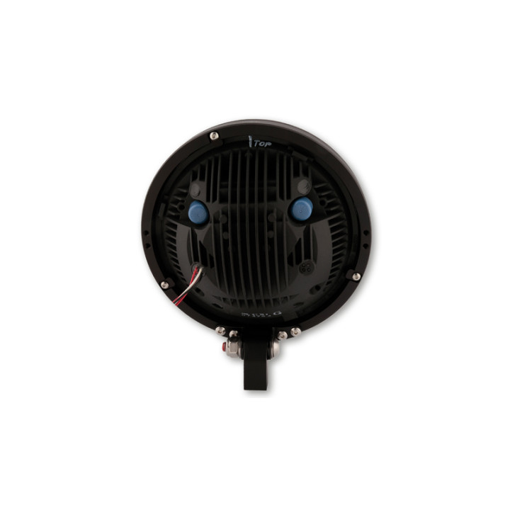 Feu avant LED Highsider pro Frame-R1 Type 8 - 7 pouces - fixation inférieure - noir
