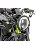 Feu avant LED Highsider pro Frame-R1 Type 8 - 7 pouces - réflecteur fumé - fixation latérale - noir