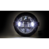 Feu avant LED Highsider pro Frame-R2 Type 10 - 5 3/4 pouces - fixation latérale - noir