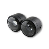 Feu avant LED Highsider smart Twin (3-1/2")- fixation latérale - homologué E - noir - à l'unité