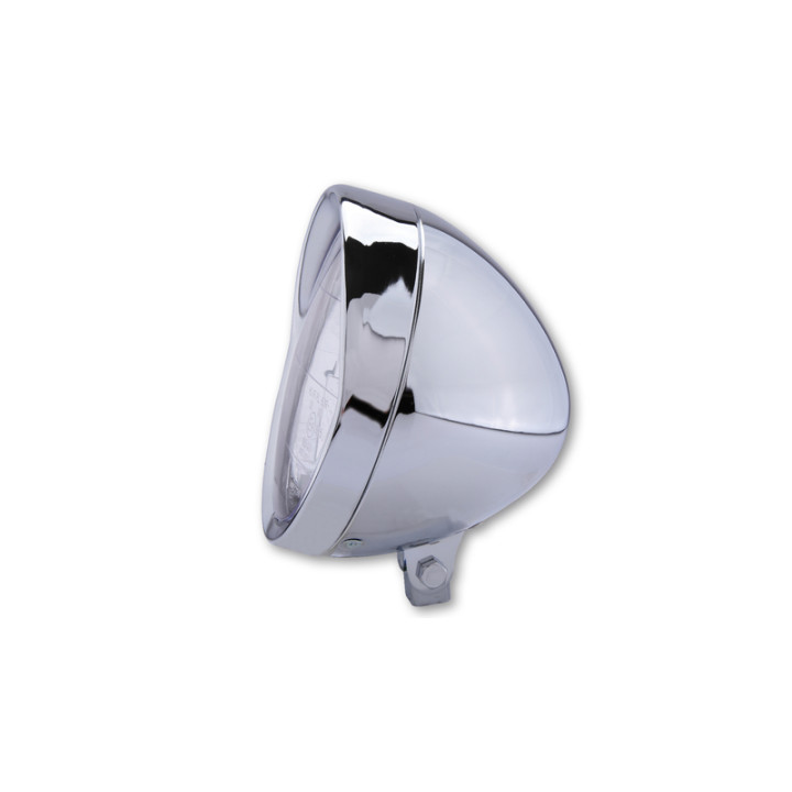 Feu avant Highsider smart Cruiser - 6 1/2 pouces - avec visière - homologué E - chromé - à l'unité