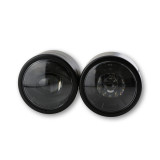 Feu avant LED Highsider smart Twin (3-1/2")- fixation latérale - homologué E - noir - à l'unité
