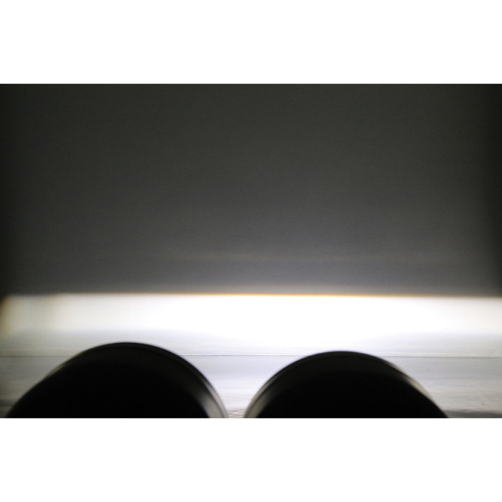 Feu avant LED Highsider smart Twin (3-1/2")- fixation latérale - homologué E - noir - à l'unité