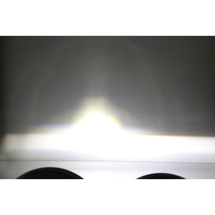 Feu avant LED Highsider smart Twin (3-1/2")- fixation latérale - homologué E - noir - à l'unité