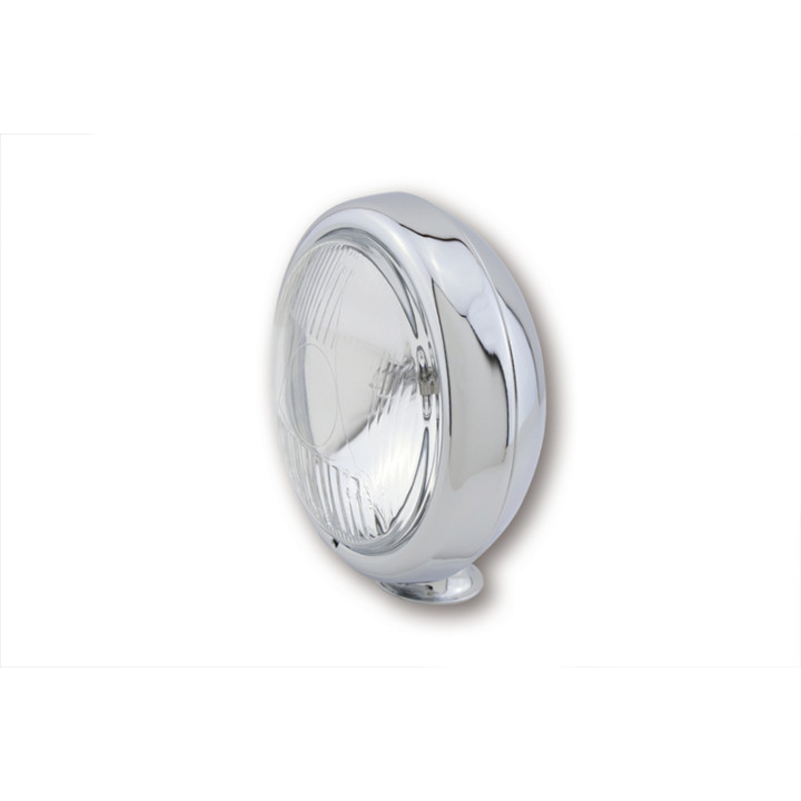 Feu avant Highsider smart - 4 1/2 pouces - boîtier plat - homologué E - chromé - à l'unité