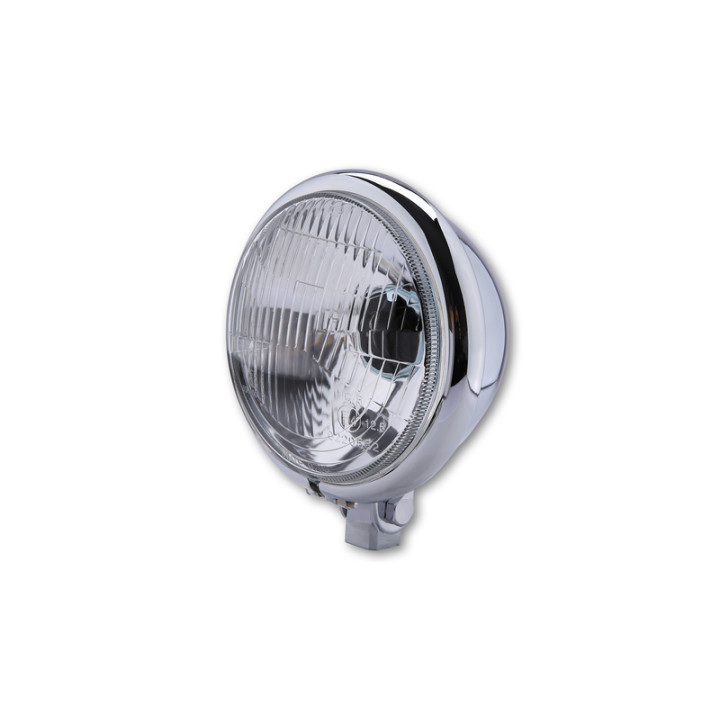 Feu avant Highsider smart Bates Style - 5 3/4 pouces - homologué E - chromé - à l'unité 222-026