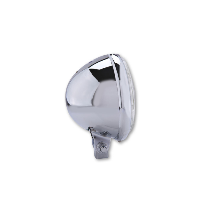 Feu avant Highsider smart Bates Style - 5 3/4 pouces - homologué E - chromé - à l'unité 222-026
