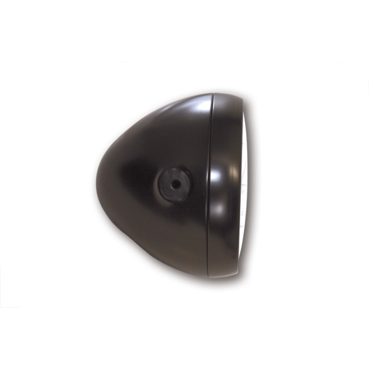 Feu avant Highsider smart - 6 1/2 pouces - boîtier métallique - avec feux de position - homologué E - noir - à l'unité