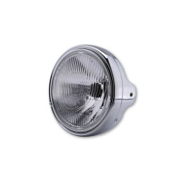 Feu avant LTD H4 Highsider smart - 7 pouces - verre gaufré - fixation latérale - homologué E - chromé - à l'unité