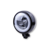 Feu avant LED Highsider pro Flat Type 9 - homologué E - noir - à l'unité