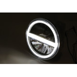 Insert de phare LED Highsider pro Type 6 - 5 3/4 pouces - homologué E - - à l'unité