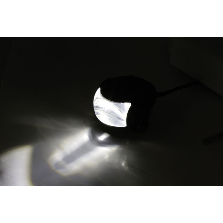 Feu avant LED Highsider pro Comet-Low - homologué E - noir - à l'unité