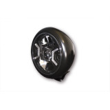 Feu avant LED Highsider pro HD-Style Type 2 - 7 pouces - homologué E - noir - à l'unité