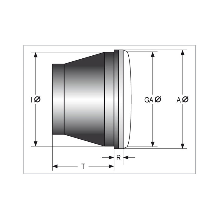Insert de phare LED Highsider pro Type 10 - 5 3/4 pouces - homologué E - - à l'unité