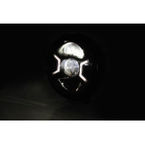 Feu avant LED Highsider pro HD-Style Type 2 - 7 pouces - homologué E - noir - à l'unité