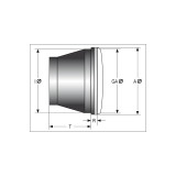 Insert de phare H4 Highsider pro Gothic - homologué E - - à l'unité