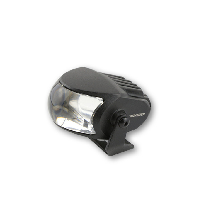 Feu avant LED Highsider pro Comet-High - homologué E - noir - à l'unité
