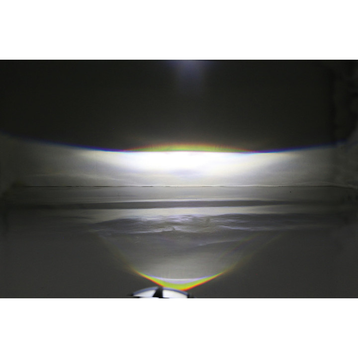 Feu avant LED Highsider pro Dual-Stream - 45 mm - homologué E - noir - à l'unité