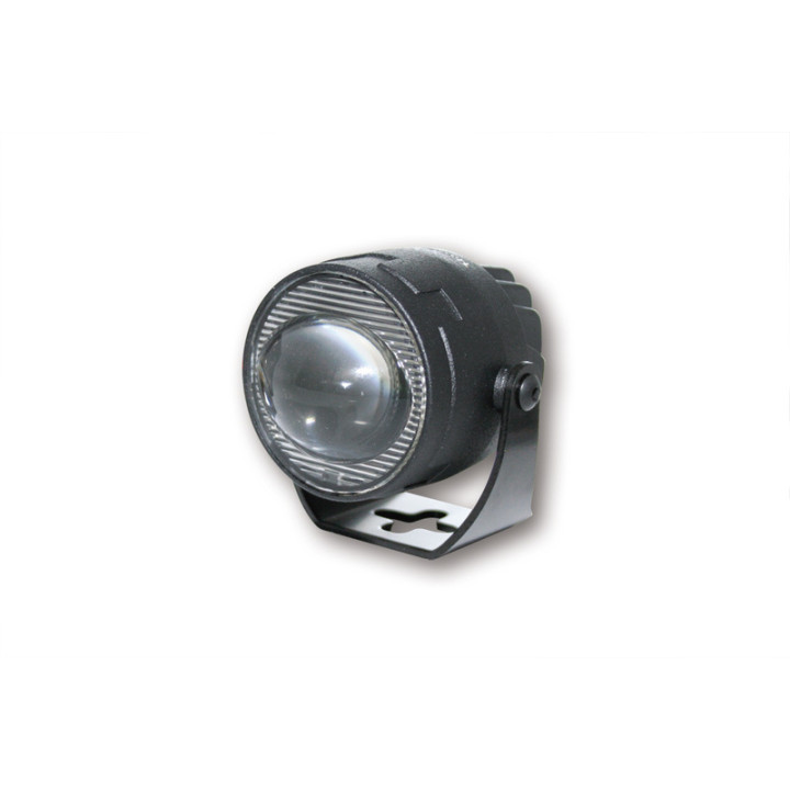 Feu avant LED Highsider pro Satellite - feu de croisement - homologué E - noir - à l'unité