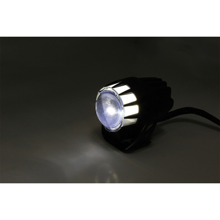 Feu avant LED Highsider pro Dual-Stream - 45 mm - homologué E - noir - à l'unité