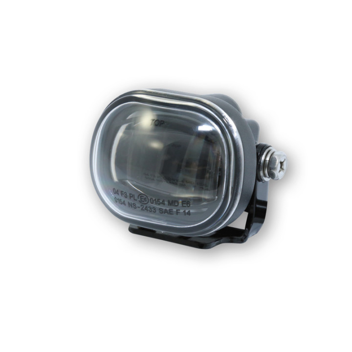 Feu avant anti-brouillard LED Highsider pro Micro - homologué E - noir - à l'unité