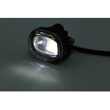 Feu avant anti-brouillard LED Highsider pro Micro - homologué E - noir - à l'unité