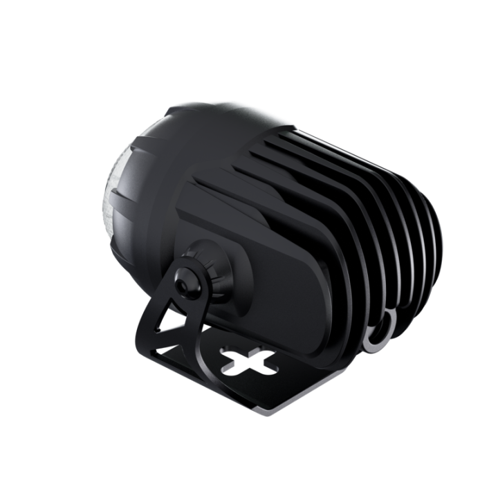 Feu avant LED Highsider pro Dual-Stream Next - homologué E - noir - à l'unité