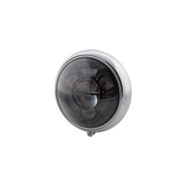 Feu avant LED Highsider pro Yuma 2 Type 11 - 7 pouces - avec TFL - homologué E - chromé - à l'unité
