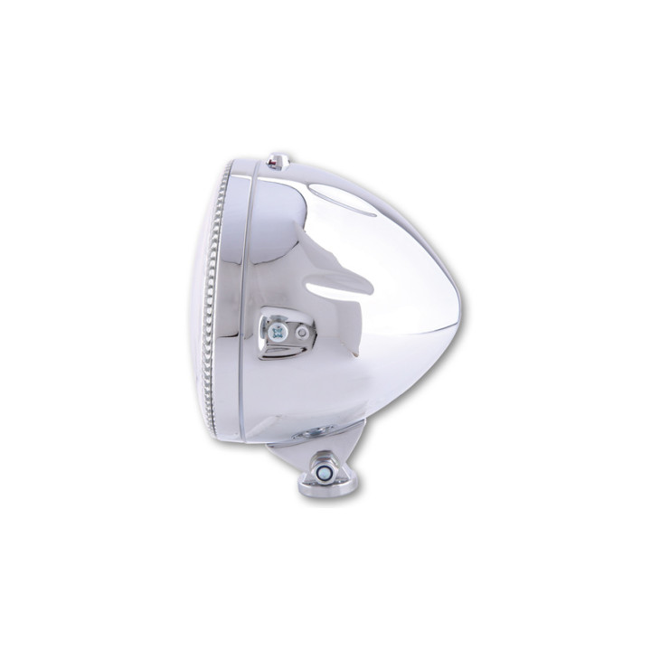 Feu avant LED Highsider pro Atlanta - 5 3/4 pouces - homologué E - chromé - à l'unité