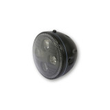 Feu avant LED Highsider pro Atlanta - 5 3/4 pouces - homologué E - noir - à l'unité 223-001