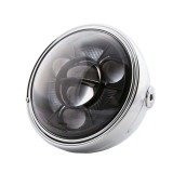 Feu avant LED Highsider pro Santa FE Type 11 - 7 pouces - avec TFL - homologué E - chromé - à l'unité