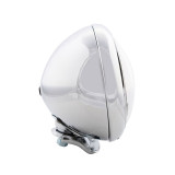 Feu avant LED Highsider pro HD-Style Type 11 - 7 pouces - avec TFL - homologué E - chromé - à l'unité