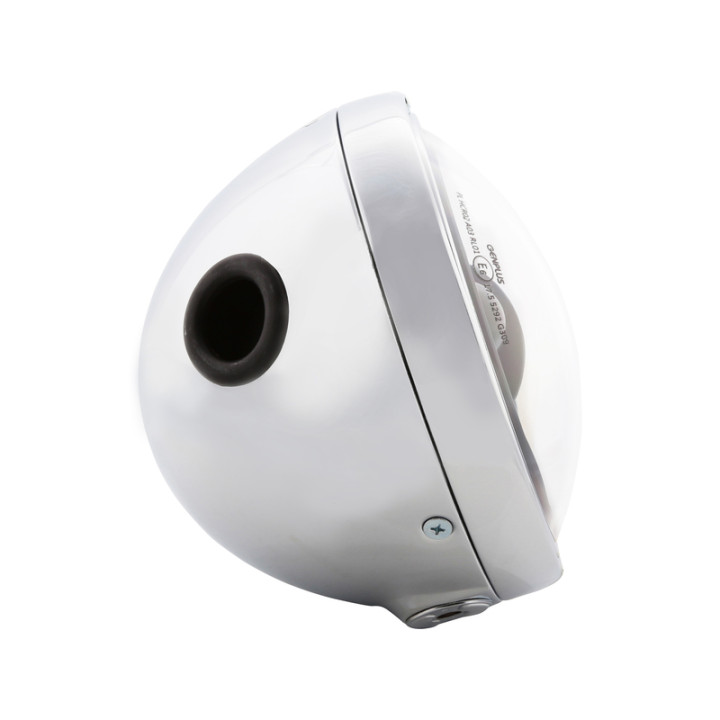Feu avant LED Highsider pro Santa FE Type 11 - 7 pouces - avec TFL - homologué E - chromé - à l'unité