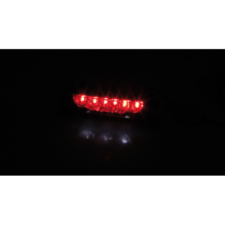 Feu arrière LED Highsider smart homologué - verre fumé - l'unité