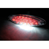 Feu arrière LED Highsider smart Number1 avec éclairage de plaque - transparent - à l'unité