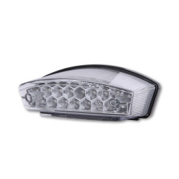 Feu arrière LED Highsider smart Monster homologué - verre transparent - l'unité