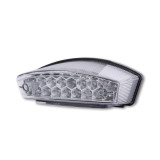 Feu arrière LED Highsider smart Monster homologué - verre transparent - l'unité