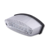 Feu arrière LED Highsider smart Monster homologué - verre transparent - l'unité