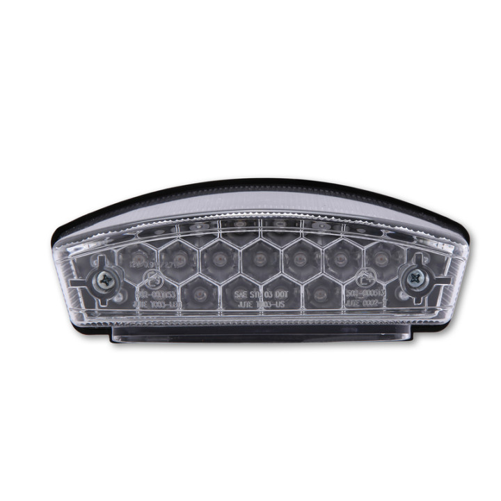 Feu arrière LED Highsider smart Monster homologué - verre transparent - l'unité