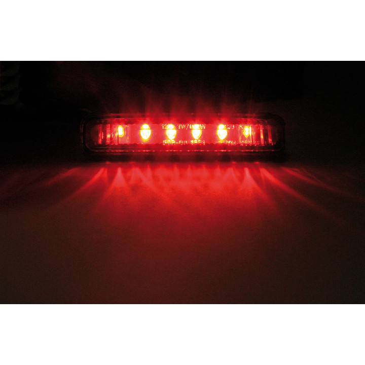 Feu arrière LED Highsider smart Mini homologué - verre fumé - l'unité