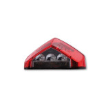 Feu arrière LED Highsider smart homologué - verre rouge - l'unité 255-676