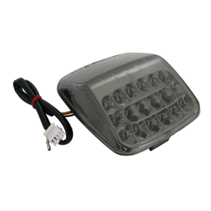 Feu arrière LED style Harley-Davidson Highsider smart homologué - verre fumé - l'unité 253-371