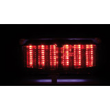 Feu arrière LED style Yamaha Highsider smart homologué - verre fumé - l'unité 253-236