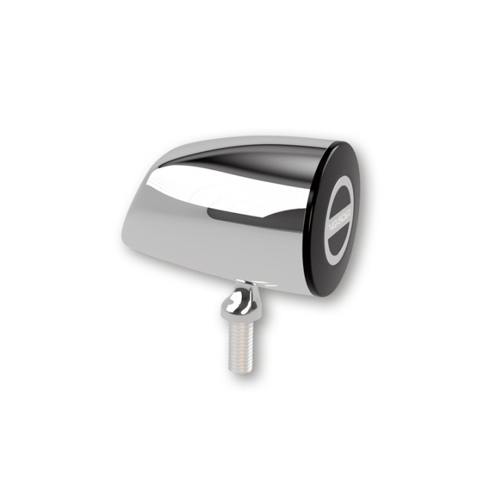 Feu arrière LED Highsider pro - Rocket Classic - chromé/fumé - 1 pièce