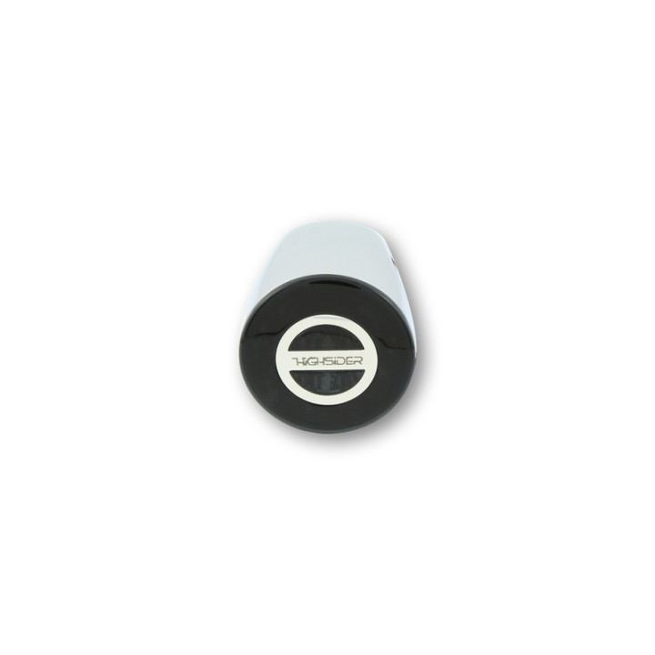 Feu arrière LED Highsider pro - Rocket Classic - chromé/fumé - 1 pièce