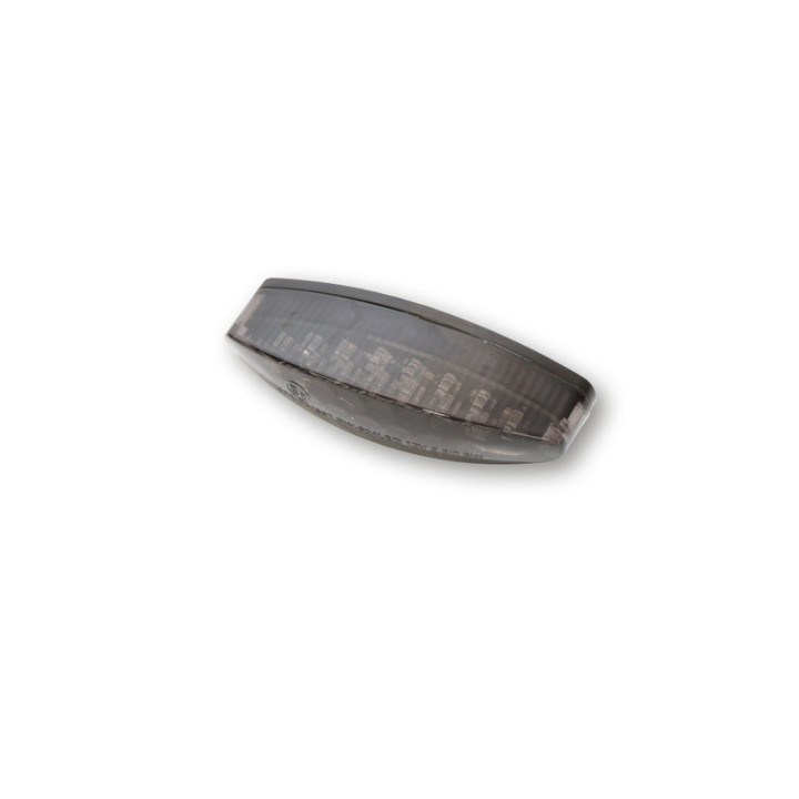 Feu arrière LED Highsider pro - Little Number1 - noir/fumé - avec éclairage de plaque - 1 pièce